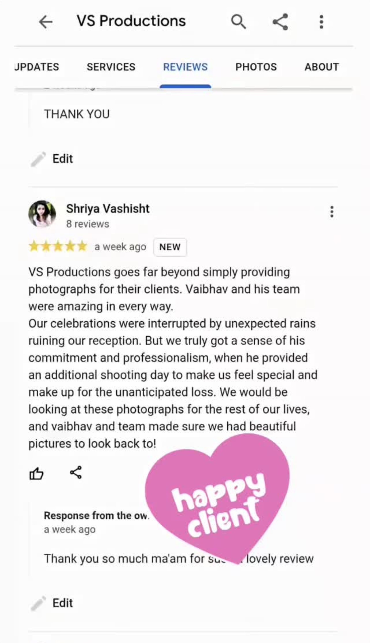 Shriya Vashisht review screenshot